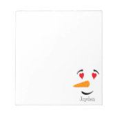 Frosty de Sneeuwman In Liefde Notitieblok (Voorkant)