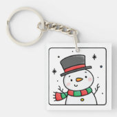 Frosty de sneeuwman sleutelhanger (voorkant)