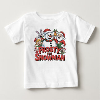 Frosty de sneeuwman t-shirt ontwerp