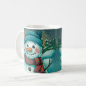 Frosty de Sneeuwman vakantie Mok (Voorkant links)