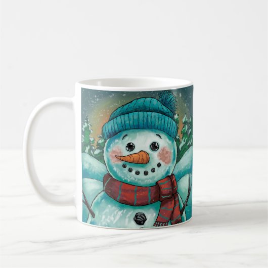 Frosty de Sneeuwman vakantie Mok (Links)