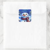 Frosty de Sneeuwman vakantie Sticker (Tas)