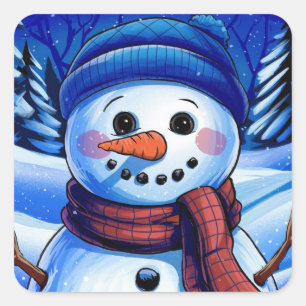 Frosty de Sneeuwman vakantie Sticker
