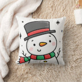 Frosty de sneeuwpop baby bodypakje kussen (Deken)
