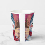 Frosty de Snowman Paper cup Papieren Bekers (Links)