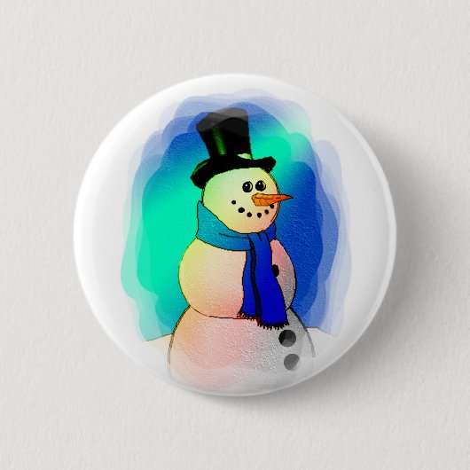 Frosty Dreams Ronde Button 5,7 Cm (Voorkant)