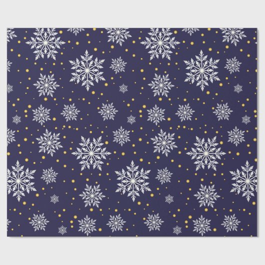 Frosty Elegance Cadeaupapier (Vlak)