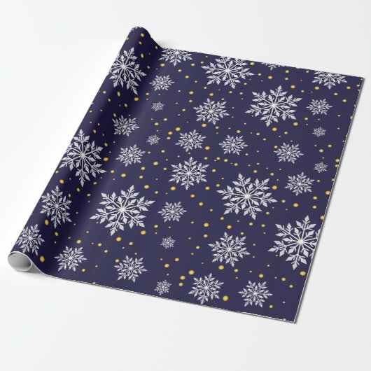 Frosty Elegance Cadeaupapier (Uitgerold)