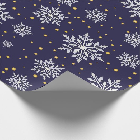 Frosty Elegance Cadeaupapier (Hoek)