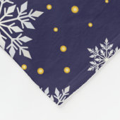 Frosty Elegance Fleece Deken (Hoek)