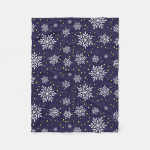 Frosty Elegance Fleece Deken