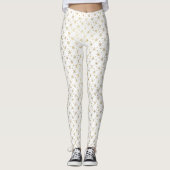 Frosty Elegance Sneeuwvlok Kerstvakantie Leggings (Voorkant)