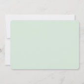 Frosty Evergreen Christmas Natuur Foto Bedankkaart (Achterkant)