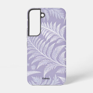 Frosty Feather Lavender Galaxy S22 Hoesje Samsung Galaxy Hoesje
