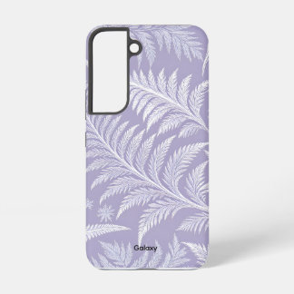 Frosty Feather Lavender Galaxy S22 Hoesje Samsung Galaxy Hoesje