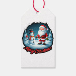 Frosty Festities: Christmas Wonderland Mode Cadeaulabel