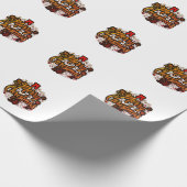 Frosty Festities: Christmas Wonderland Mode Cadeaupapier (Hoek)