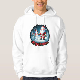 Frosty Festities: Christmas Wonderland Mode Hoodie