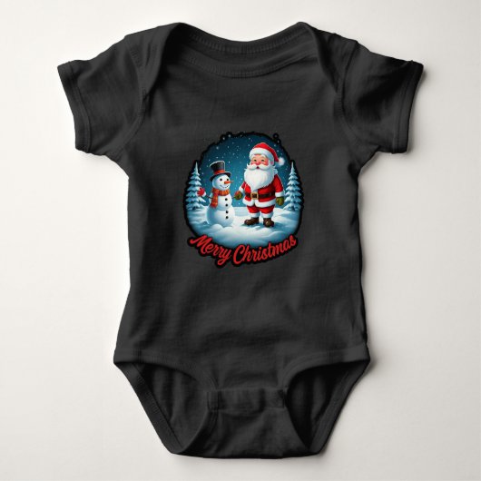 Frosty Festities: Christmas Wonderland Mode Romper (Voorkant)