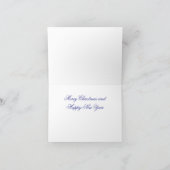 Frosty Festiviteiten Feestdagen Kaart (Binnen)