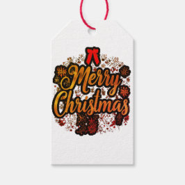 "Frosty Festiviteiten: Kerstwonderland Mode" Cadeaulabel