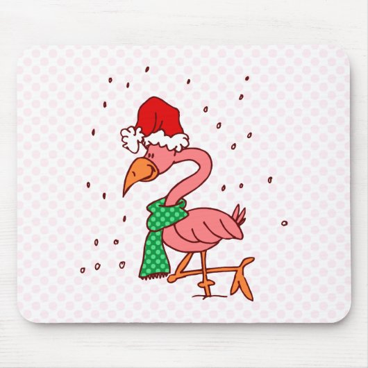 Frosty Flamingo Muismat (Voorkant)