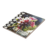 Frosty Flower Creatitivity is mijn geneesmiddel Tegeltje (Zijkant)