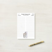Frosty Forage House|Paarden Sticky Notes (Op bureau)