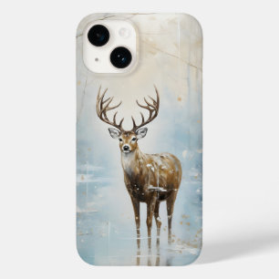 Frosty Forest Woodland Herten Case-Mate iPhone 14 Hoesje