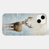 Frosty Forest Woodland Herten Case-Mate iPhone Case (Achterkant (horizontaal))