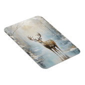 Frosty Forest Woodland Herten Magneet (Rechterzijde)