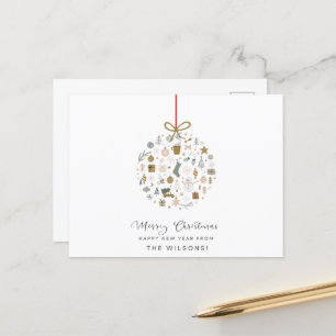 "Frosty Friends" Christmas Card Briefkaart