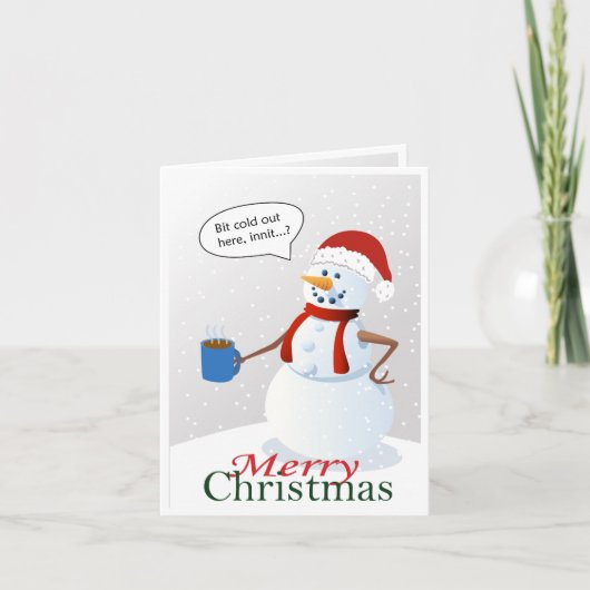 Frosty Friends Forever Feestdagen Kaart (Voorkant)