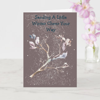 Frosty Fun Soft Color Greeting Card Kaart