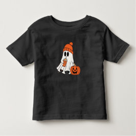 Frosty Ghost Pumpkin Sip Peuter T-shirt