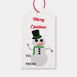 Frosty Gift Label (Set van 10) Cadeaulabel