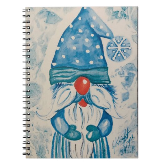 Frosty Gnome Spiral Notitieboek (Voorkant)