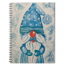 Frosty Gnome Spiral Notitieboek