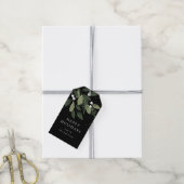 Frosty Green krans Cadeaulabel (Met Touw)