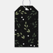 Frosty Green krans Cadeaulabel (Achterkant)