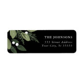 Frosty Green krans Etiket (Voorkant)