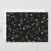 Frosty Green Wreatfoto Card Kaart (Achterkant)