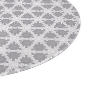 Frosty Grey Wit Raster Snijplank (Hoek)