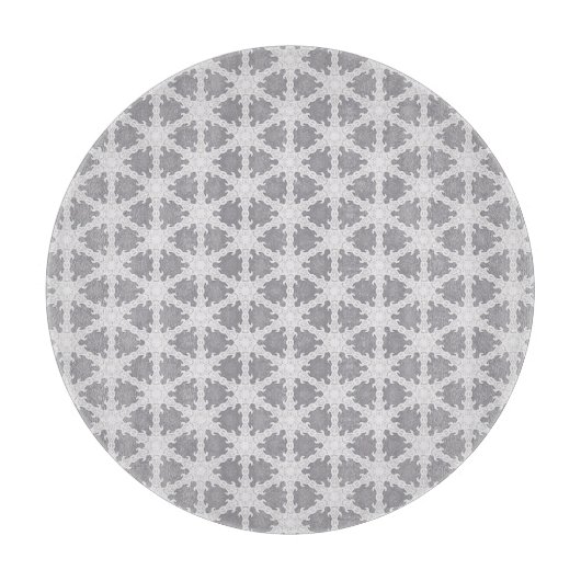 Frosty Grey Wit Raster Snijplank (Voorkant)