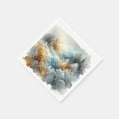 Frosty Herfst Morning Waterverf Decoupage servette Servet (Hoek)