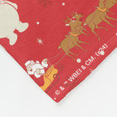 Frosty: het favoriete sneeuwmanpatroon van iederee fleece deken (Hoek)