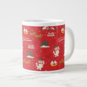 Frosty: het favoriete sneeuwmanpatroon van iederee grote koffiekop (Voorkant rechts)