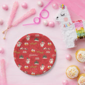 Frosty: het favoriete sneeuwmanpatroon van iederee papieren bordje (Feest)