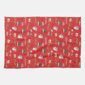 Frosty: het favoriete sneeuwmanpatroon van iederee theedoek (Horizontaal)