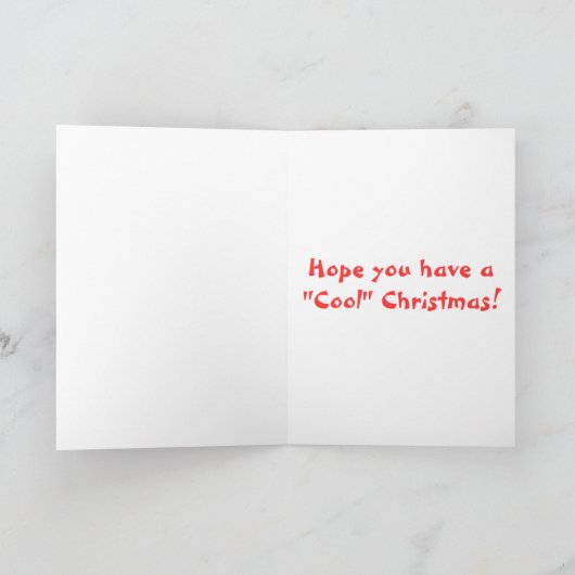 Frosty het Fro-Man Feestdagen Kaart (Binnen)